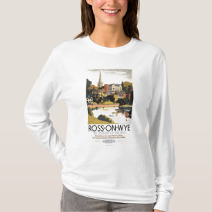 De Scene van het Poster van de Britse Spoorwegen T-shirt