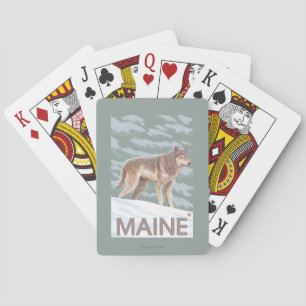 De Scène van MaineWolf Speelkaarten