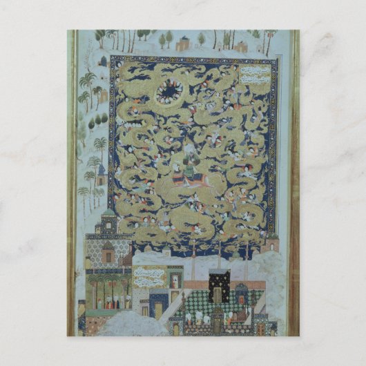 De scène van Mohammed Briefkaart (Voorkant)