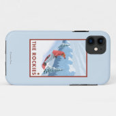 De Scène van Snowboarder - Rockies Case-Mate iPhone Case (Achterkant (horizontaal))