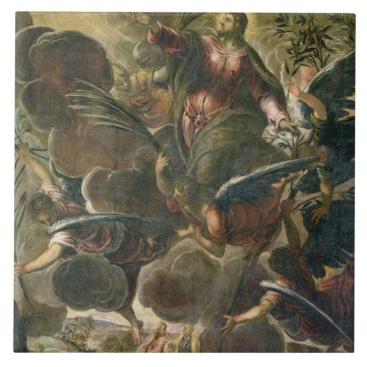De scènebeelden van Christus (fresco) Tegeltje (Voorkant)