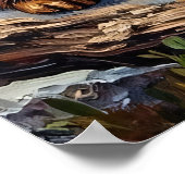 De scepticus van de bergen: het Uitzicht van Bigfo Poster (Hoek)