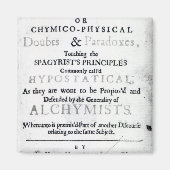 'De sceptische chymist' Magneet (Voorkant)