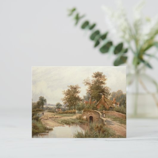 De schaafdrover briefkaart (Staand voorkant)