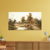 De schaafdrover canvas afdruk (Insitu (Woonkamer))