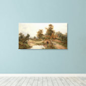 De schaafdrover canvas afdruk (Insitu (Houten vloer))