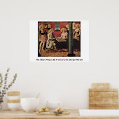 De schaakspelers van Francesco Di Giorgio Martini Poster (Keuken)