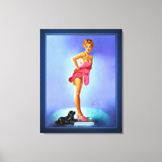 De schaal wordt niet gelinkt door Edward Runci Canvas Afdruk (Voorkant)