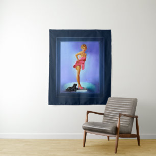 De schaal wordt niet gelinkt door Edward Runci Wandkleed