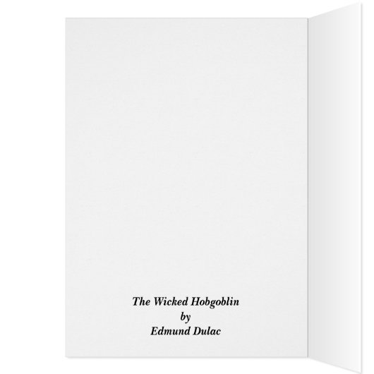 De schaamte Hobgoblin van Edmund Dulac (Binnen (Links))