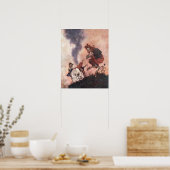 De schaamte Hobgoblin van Edmund Dulac Poster (Keuken)