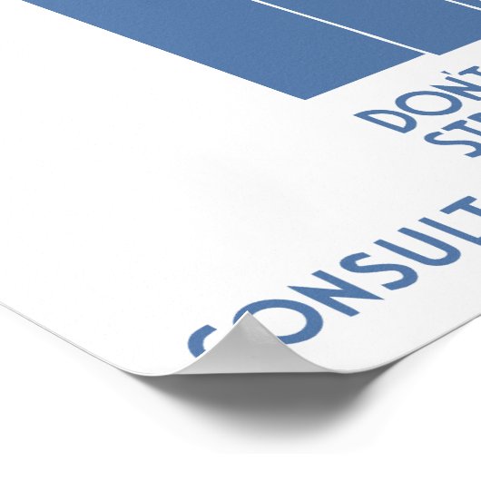 De schaamte kan fataal zijn - WPA Poster (Hoek)