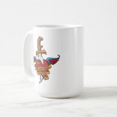 De schaamteloze vluchten koffiemok (Voorkant links)