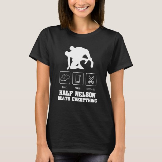 De schaar van het rottenpapier slaat alles op t-shirt (Voorkant)