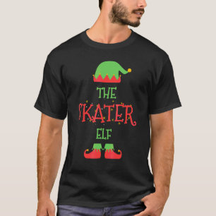De Schaatsende Elf Kerstmis Familie Matching Groep T-shirt