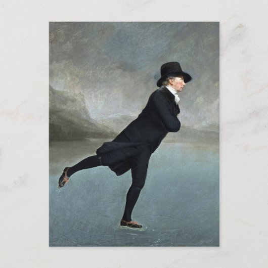 De schaatsminister schilderij van Henry Raeburn Briefkaart (Voorkant)