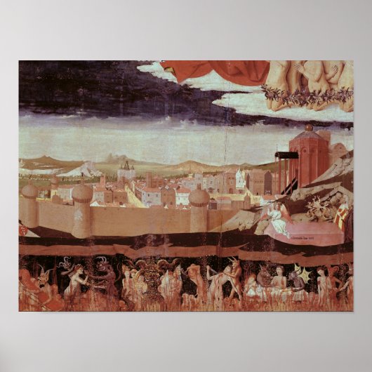 De schade in de hel poster (Voorkant)