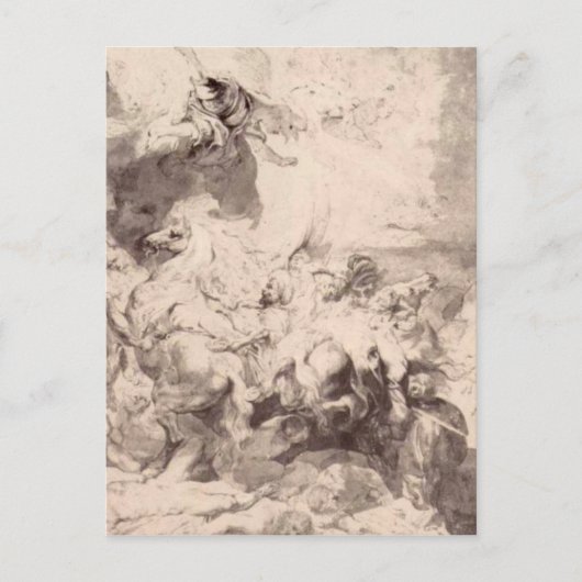 De schade van Sennaherib door Peter Paul Rubens Briefkaart (Voorkant)