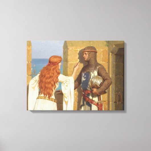 De Schaduw, c. 1909, ingediend door Edmund Leighto Canvas Afdruk (Voorkant)