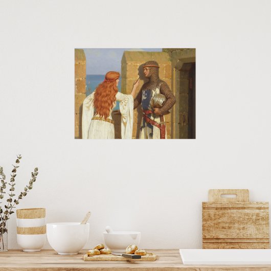 De Schaduw, c. 1909, ingediend door Edmund Leighto Poster (Keuken)