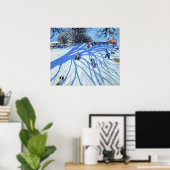 De schaduw Derbyshire Poster (Thuiskantoor)