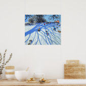 De schaduw Derbyshire Poster (Keuken)