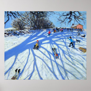 De schaduw Derbyshire Poster