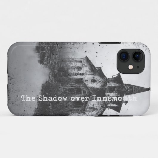De schaduw over Insmouth Lovecraft Cthulhu Mythos Case-Mate iPhone Case (Achterkant (horizontaal))