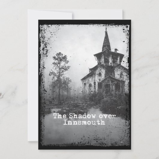 De schaduw over Insmouth Lovecraft Cthulhu Mythos Kaart (Voorkant)