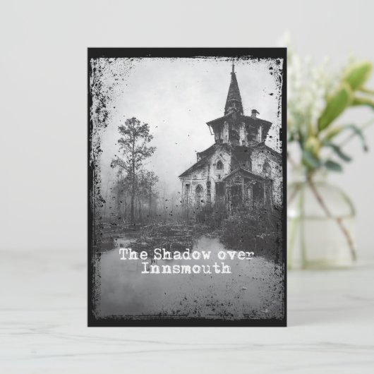 De schaduw over Insmouth Lovecraft Cthulhu Mythos Kaart (Staand voorkant)