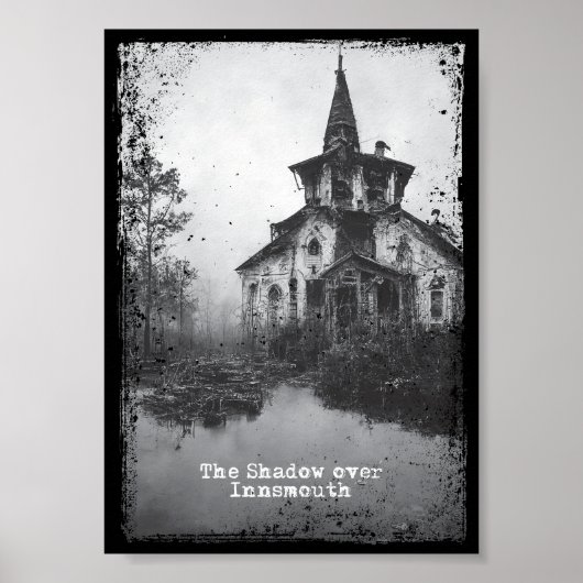 De schaduw over Insmouth Lovecraft Cthulhu Mythos Poster (Voorkant)