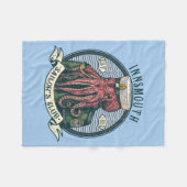 De schaduw over Insmouth Lovecraft Cthulhu Sailor Fleece Deken (Voorkant (Horizontaal))