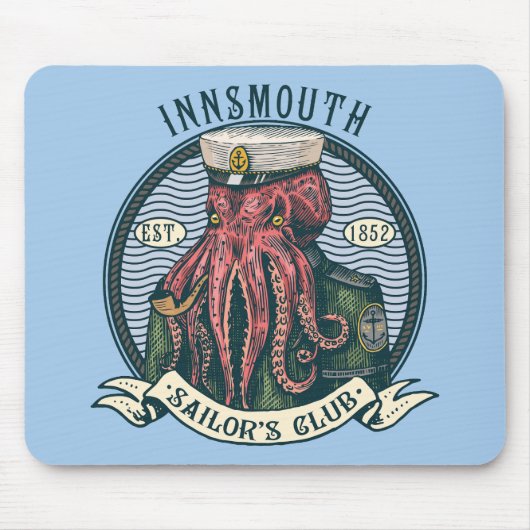De schaduw over Insmouth Lovecraft Cthulhu Sailor Muismat (Voorkant)