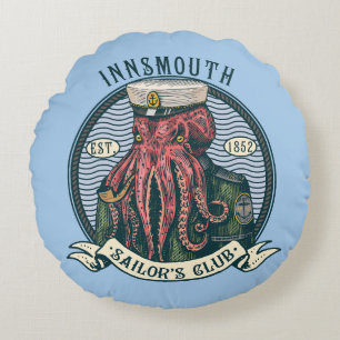 De schaduw over Insmouth Lovecraft Cthulhu Sailor Rond Kussen