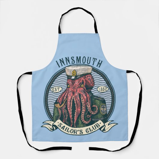 De schaduw over Insmouth Lovecraft Cthulhu Sailor Schort (Voorkant)