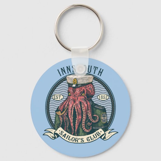 De schaduw over Insmouth Lovecraft Cthulhu Sailor Sleutelhanger (Voorkant)