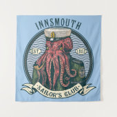 De schaduw over Insmouth Lovecraft Cthulhu Sailor Wandkleed (Voorkant)