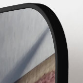 De schaduw van bamboe pickleball paddle (Links Detail)