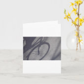 De schaduw van de Card-fiets Kaart (Gele Bloem)