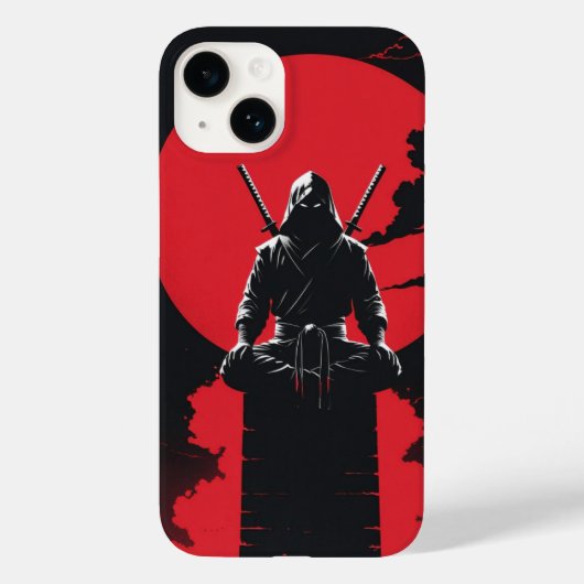 De schaduw van de Crimson Moon Case-Mate iPhone Case (Achterkant)
