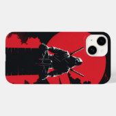 De schaduw van de Crimson Moon Case-Mate iPhone Case (Achterkant (horizontaal))