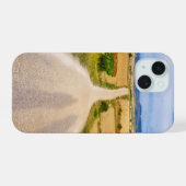 De schaduw van de pelgrim iPhone 15 case (Achterkant horizontaal)