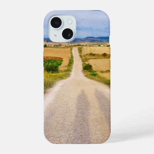 De schaduw van de pelgrim iPhone 15 case (Achterkant)