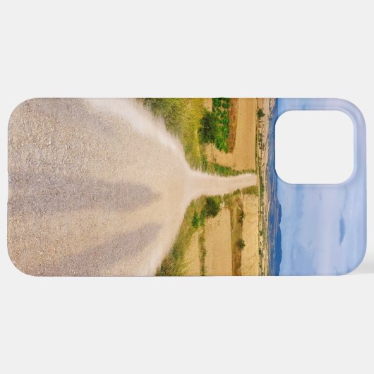 De schaduw van de pelgrim iPhone hoesje (Achterkant horizontaal)