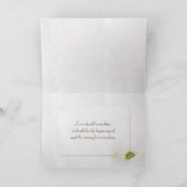 De Schaduw van het Hart van de Ring van het huweli Kaart (Binnen)