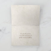 De Schaduw van het Hart van de trouwring Kaart (Binnen)