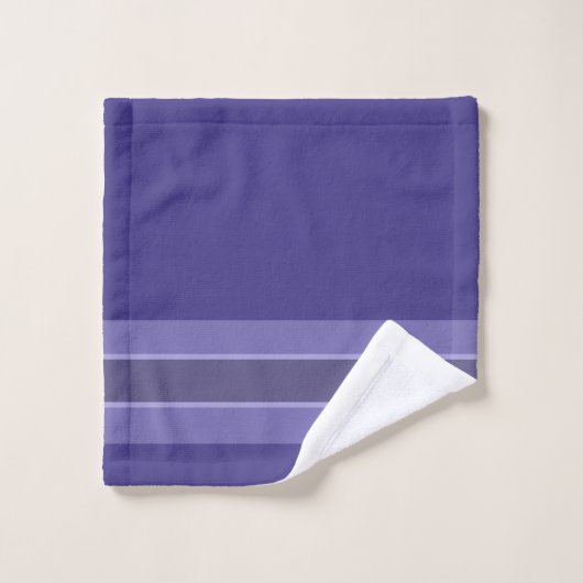 De schaduw van Periwinkle personaliseren Bad Handdoek (Wasdoekje)