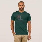 De schaduw verlicht de zon t-shirt (Voorkant volledig)