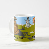 De schaduw weet het koffiemok (Voorkant links)