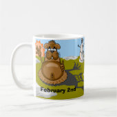 De schaduw weet het koffiemok (Links)